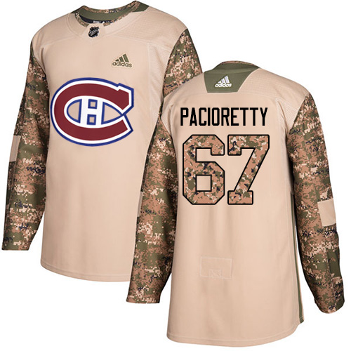 Adidas Canadiens #67 Max Pacioretty Camo Authentic Veterans Day Stitched NHL Jersey